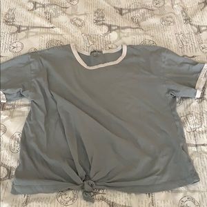 Women’s Charlotte Russe blue crop top